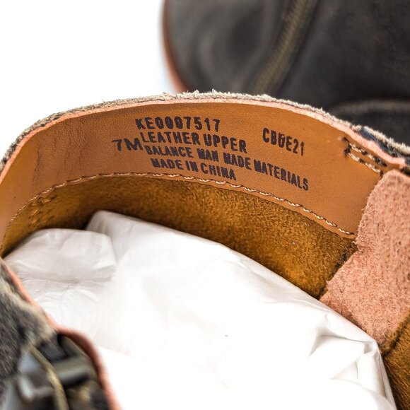 Kork Ease Women Riley Taupe Distress Leather Western Ankle Boots size 7 - Picture 9 of 9